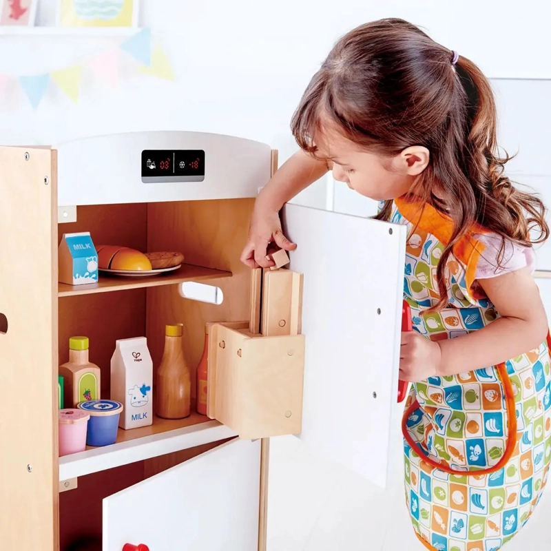REFRIGERADOR DE MADERA PARA JUEGOS INFANTILES - 2