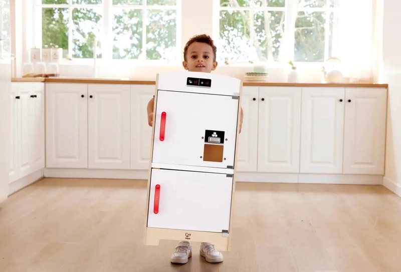 REFRIGERADOR DE MADERA PARA JUEGOS INFANTILES - 5