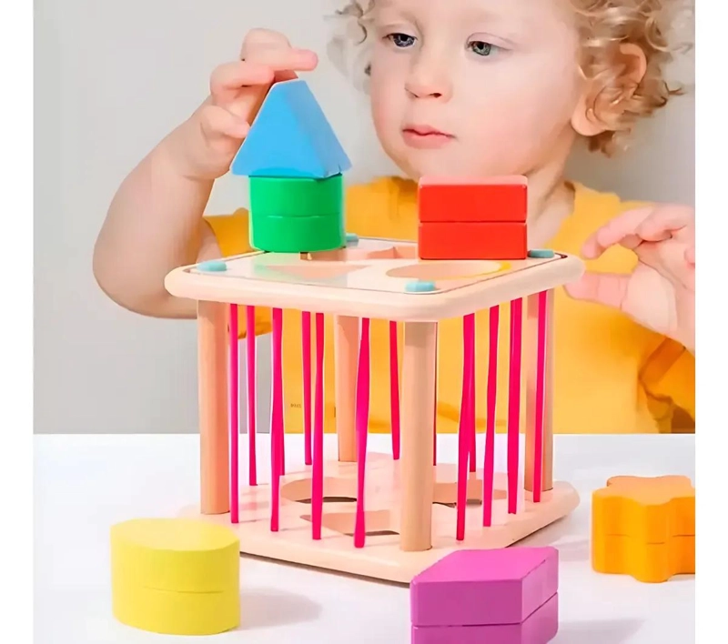 JUGUETE CLASIFICADOR INFANTIL DIDACTICO DE MADERA - 1