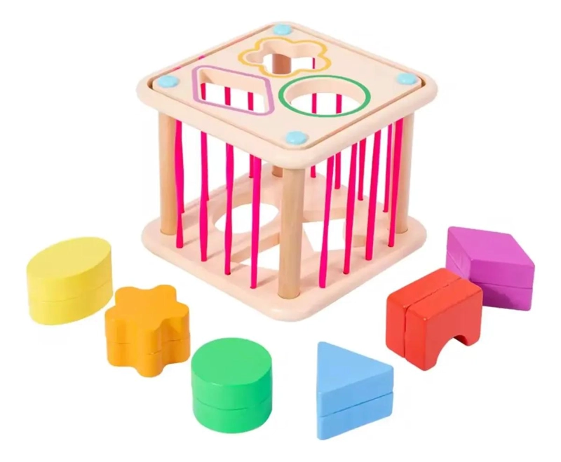 JUGUETE CLASIFICADOR INFANTIL DIDACTICO DE MADERA - 2