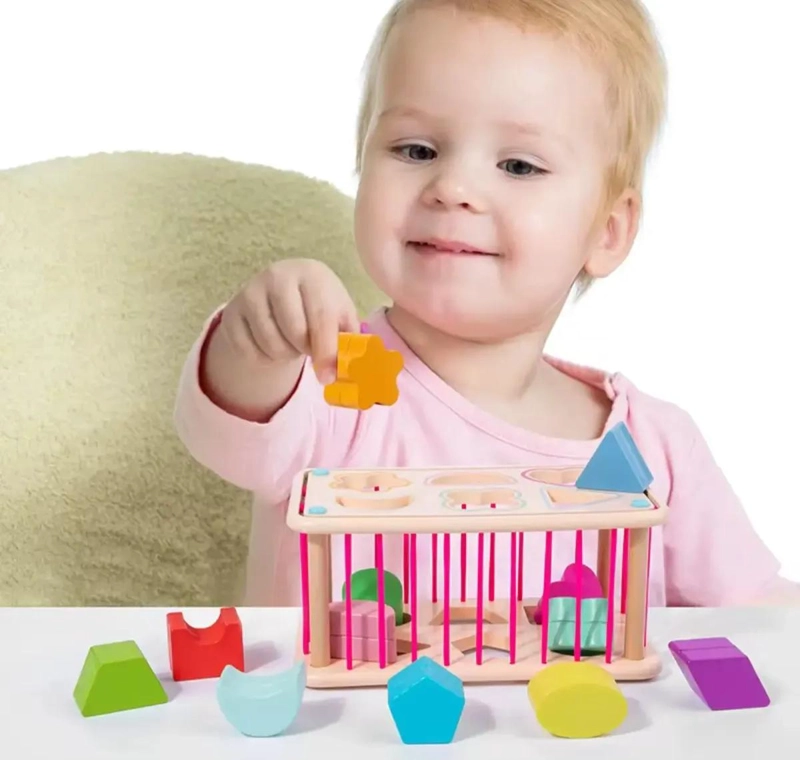 JUGUETE CLASIFICADOR INFANTIL DIDACTICO DE MADERA - 3