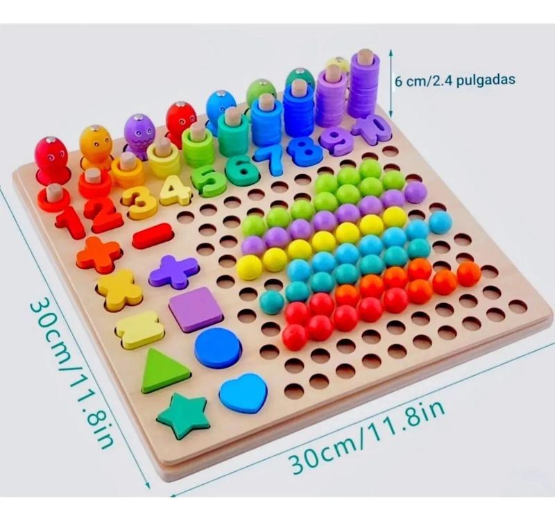 JUGUETE SENSORIAL MONTESSORI PARA MOTRICIDAD FINA - 2