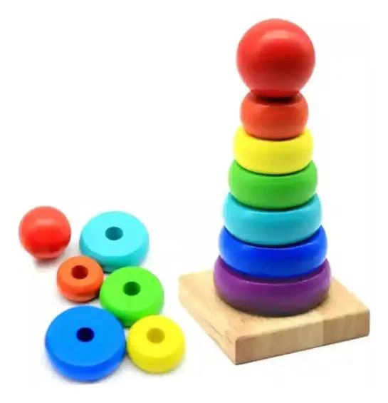 JUGUETE DIDACTICO MONTESSORI DE MADERA PARA NIÑOS - 3