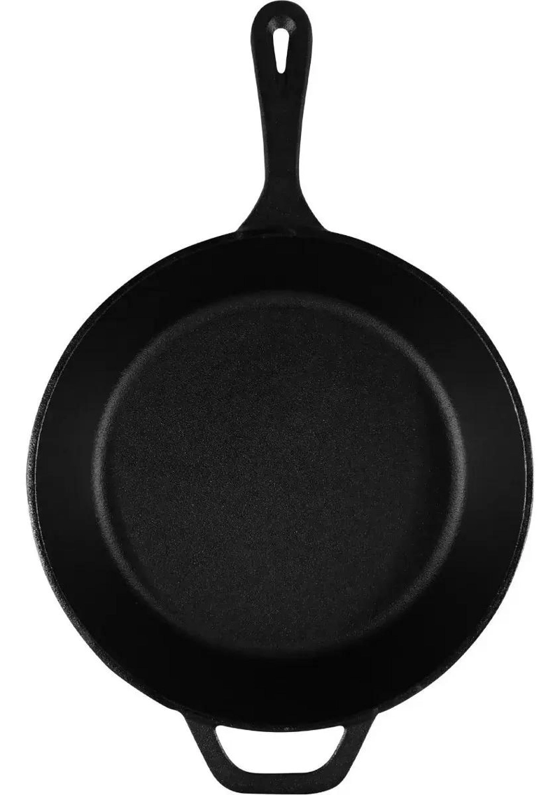 SET DE 2 SARTENES DE HIERRO FUNDIDO 26 CM NEGRAS - 2