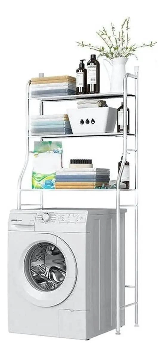 ESTANTE ORGANIZADOR DE LAVANDERIA DE 3 NIVELES - 1
