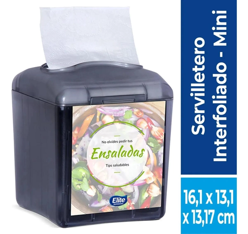 DISPENSADOR MINI PARA SERVILLETAS INTERFOLIADAS - 1