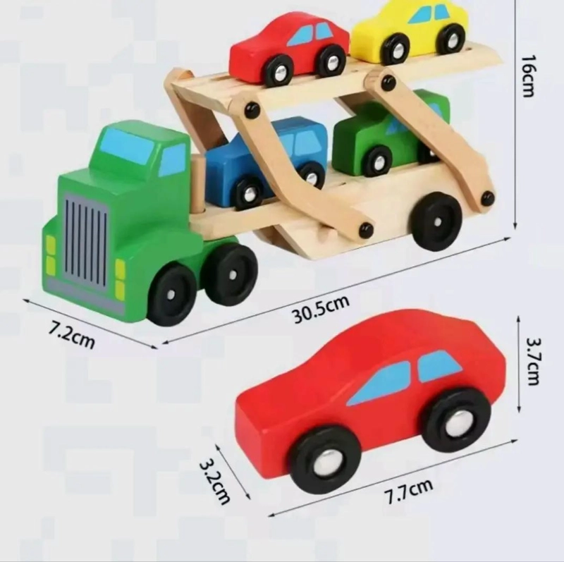 CAMION DE JUGUETE CON AUTOS INCLUIDOS - 2