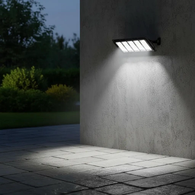 FOCO SOLAR LED 1000W PARA EXTERIOR CON PANEL SOLAR - 2