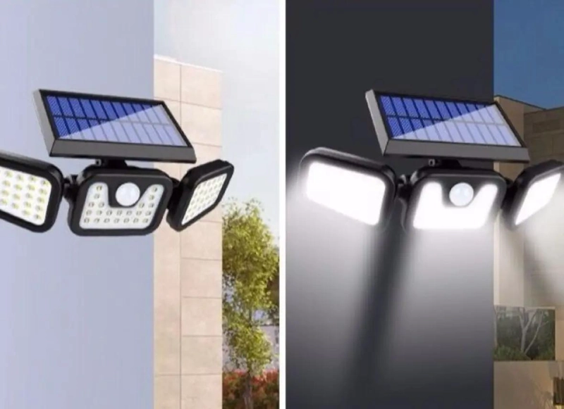 APLIQUE SOLAR PARA PATIO EXTERIOR CON SENSOR DE LUZ - 3