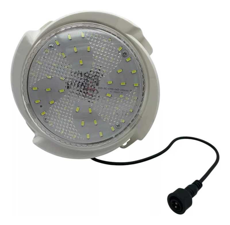 LAMPARA DE TECHO SOLAR REDONDA 100W CON 3 TONOS DE LUZ - 4