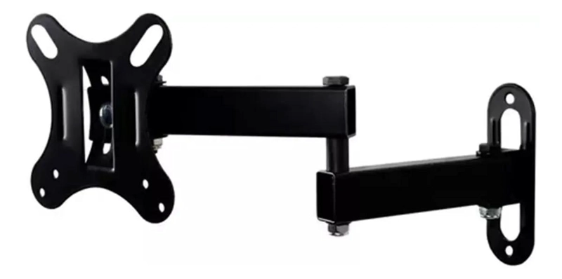 GENÉRICO SOPORTE PARA TELEVISOR Y MONITOR 14 A 27 PULGADAS NEGRO