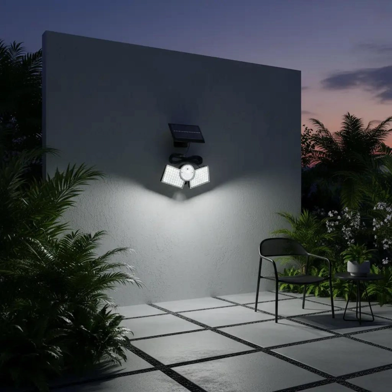 FOCO SOLAR LED PARA EXTERIOR CON SENSOR DE MOVIMIENTO - 4