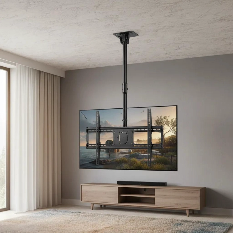 SOPORTE DE TECHO AJUSTABLE PARA TV Y MONITOR 32-75' - 5