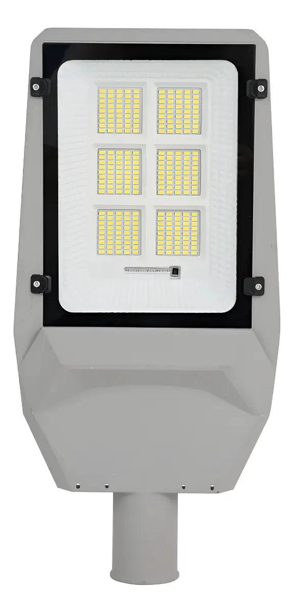 FOCO LED SOLAR 1200W GRIS FRIO 6500K IP65 CON PANEL - 1