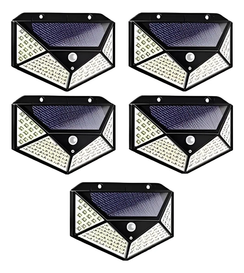 PACK 5 FOCOS LED SOLARES PARA EXTERIOR - 1