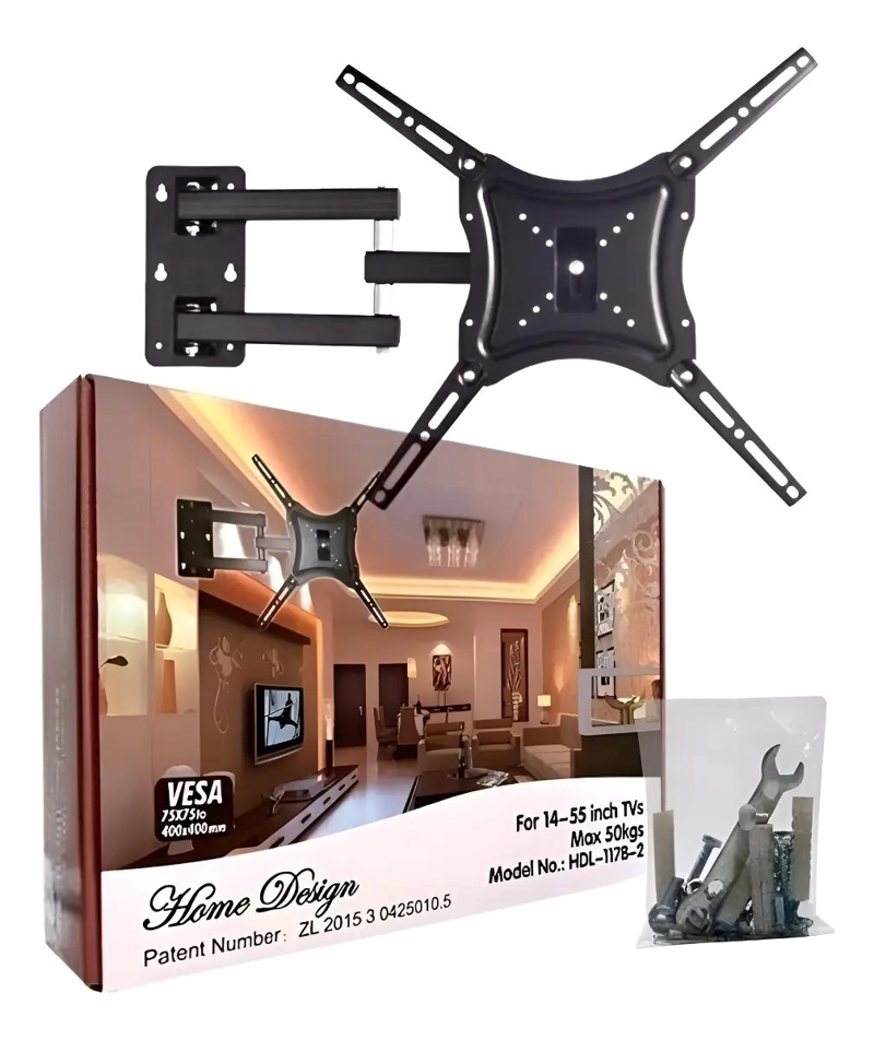 SOPORTE PARA TV DE 14 A 55 PULGADAS CON BRAZO AJUSTABLE - 1