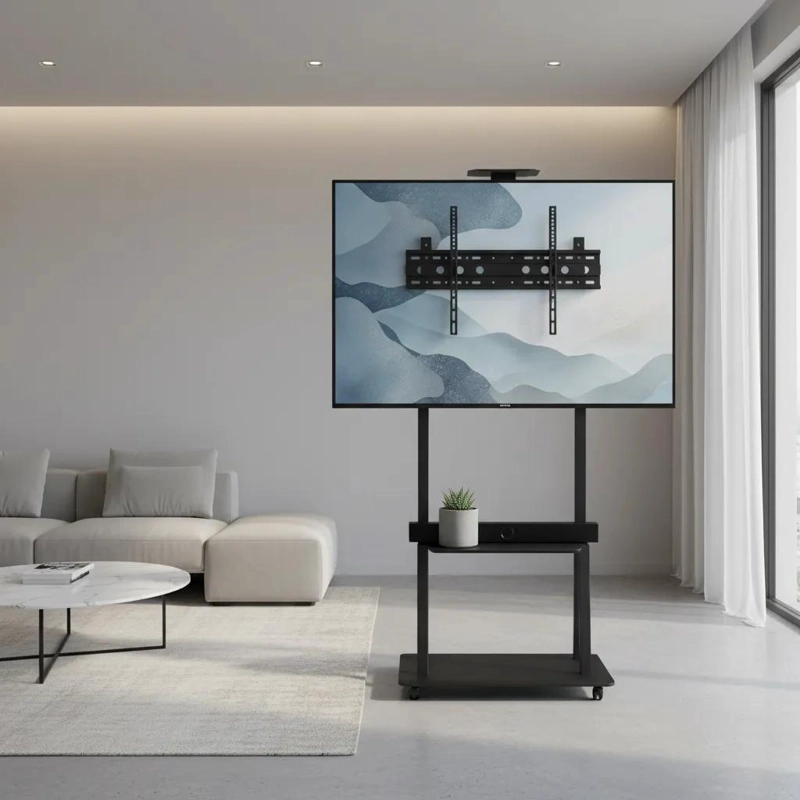 SOPORTE BASE CON RUEDAS PARA TV DE 32 A 75 PULGADAS - 3