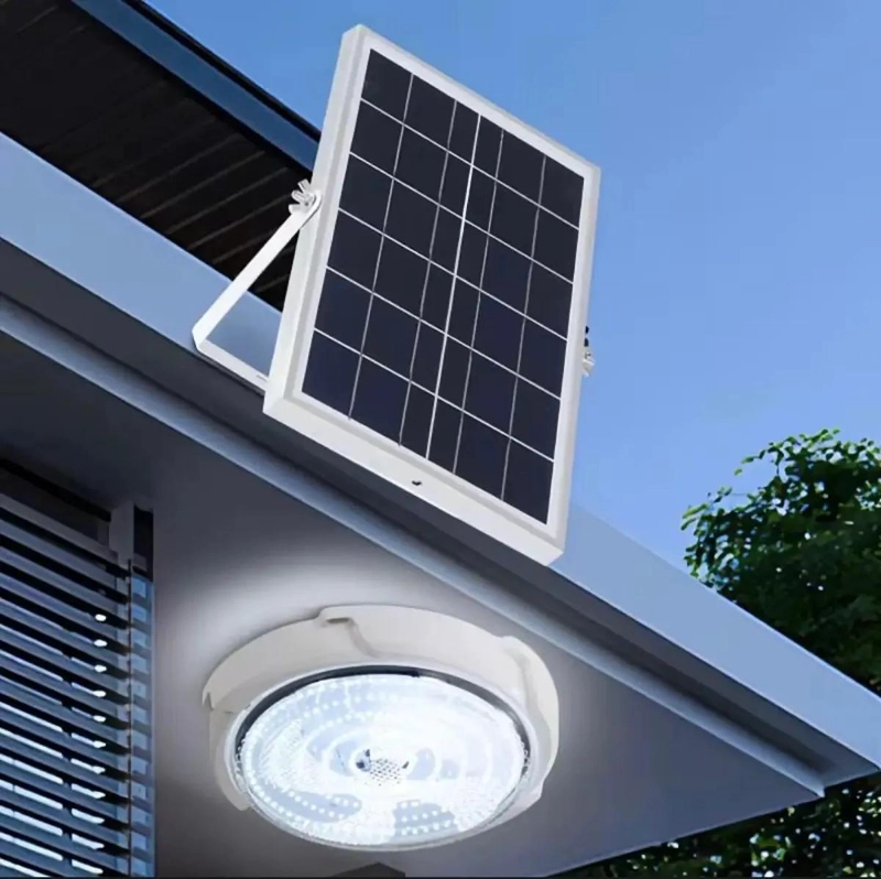 FOCO SOLAR REDONDO INTERIOR 200W IP65 CON PANEL Y CONTROL - 2
