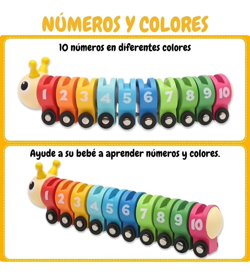 JUGUETE EDUCATIVO MONTESSORI ORUGA DE TRANSITO - 3