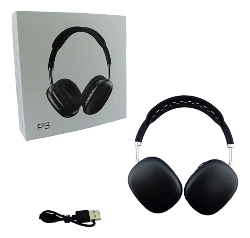 AUDIFONOS BLUETOOTH P9 CON CINTILLO Y RADIO FM - 5