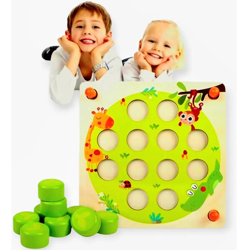 JUEGO DIDACTICO DE MEMORIA EN MADERA PARA NIÑOS - 4