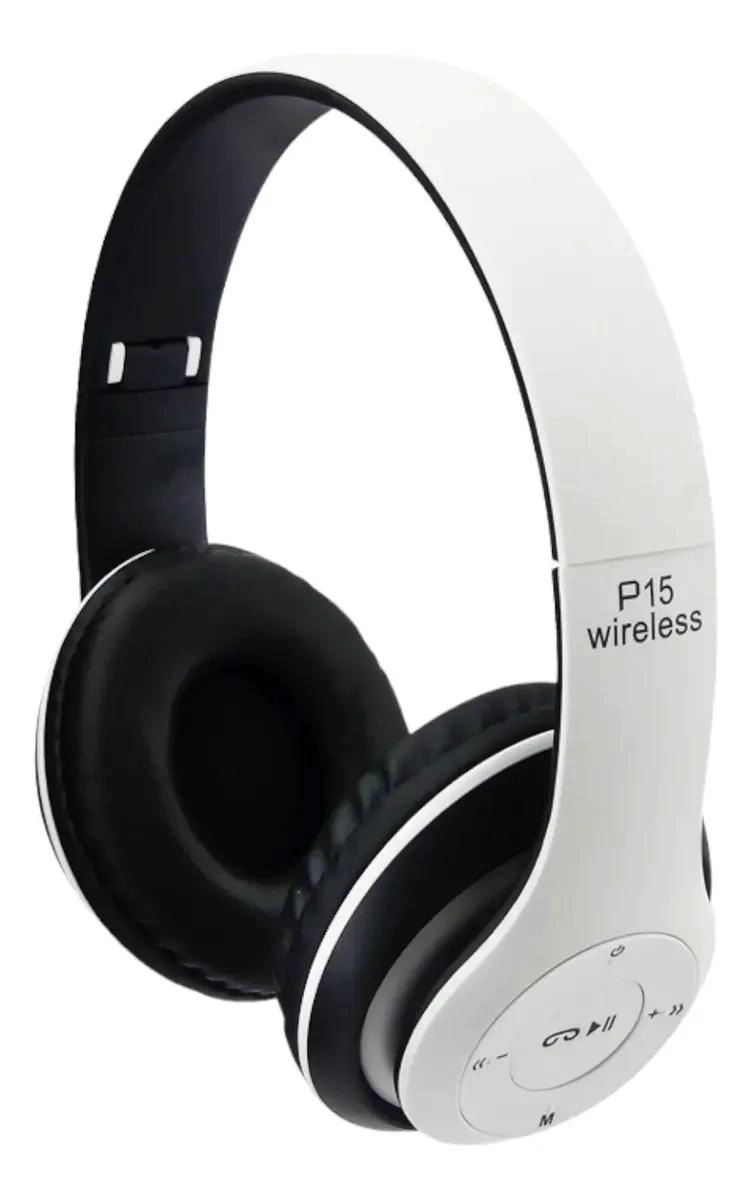AUDIFONOS BLUETOOTH P15 RECARGABLES EN 2 COLORES - 1