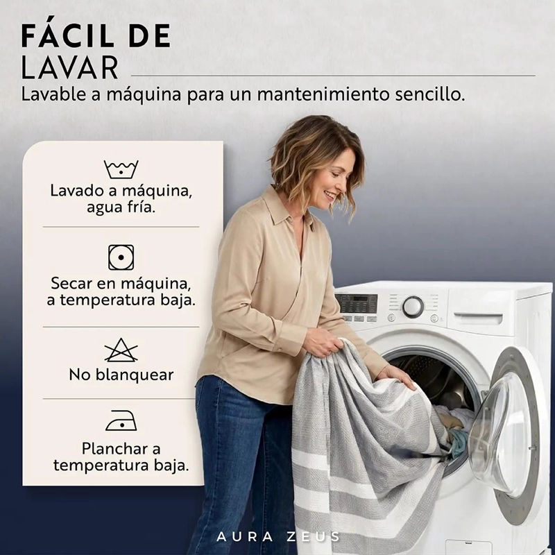 CORTINA DE BAÑO LISA CON FORRO Y 12 GANCHOS - 5