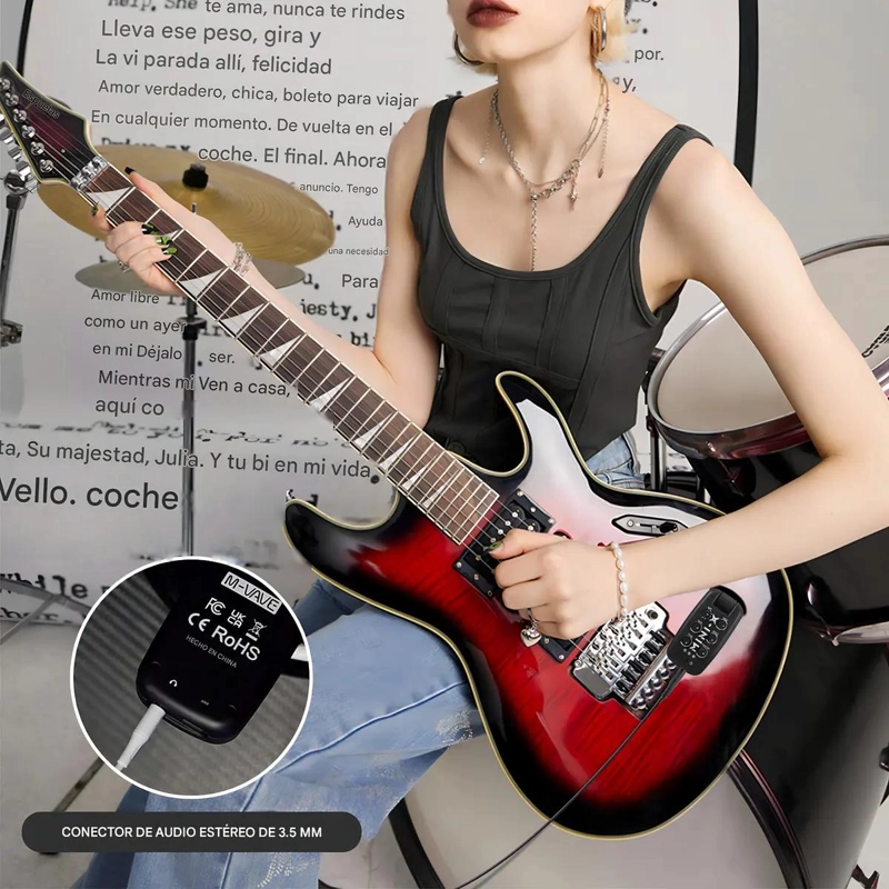 AMPLIFICADOR MINI PARA AURICULARES Y GUITARRA - 4