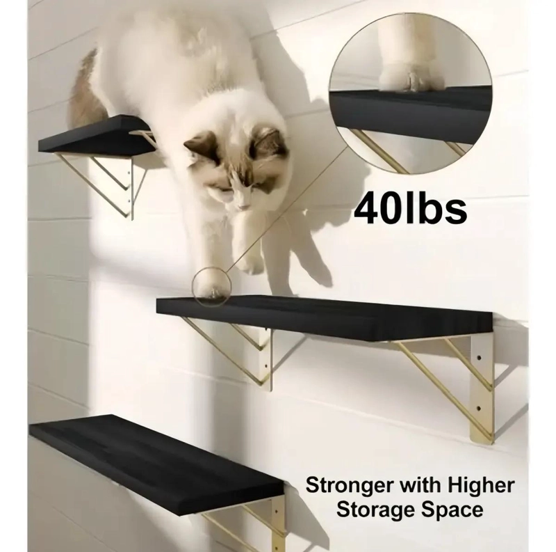 REPISAS FLOTANTES DE MADERA MULTIPROPOSITO PARA BAÑO - 2