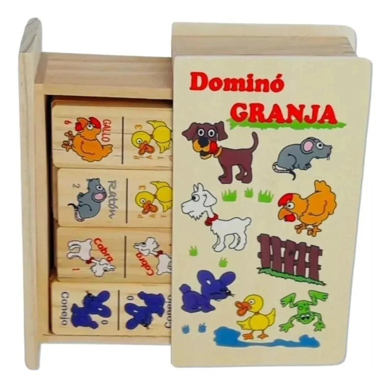 JUEGO DE DOMINO INFANTIL CON PIEZAS GRANDES DIDACTICO - 2