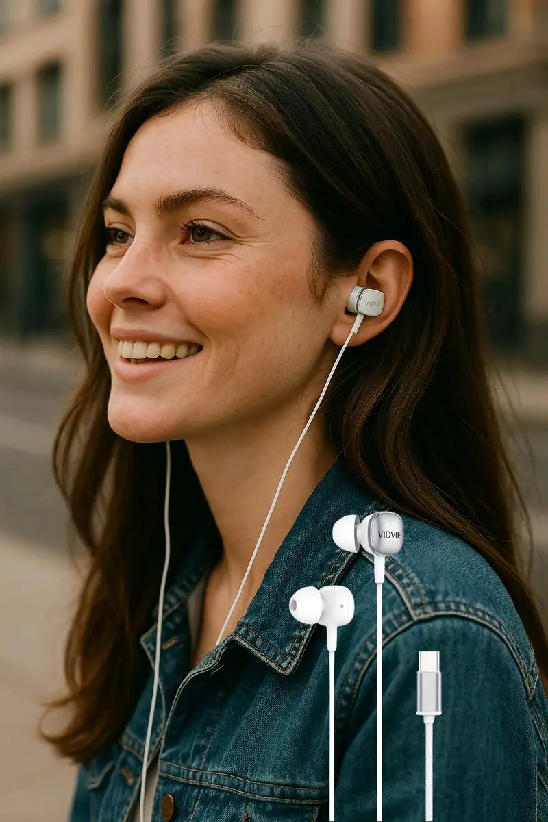 AUDIFONOS IN-EAR CON CONECTOR TIPO C Y MICROFONO - 5