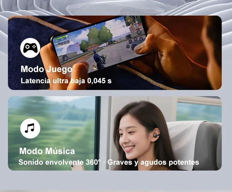 AURICULARES BLUETOOTH CON TRADUCTOR AI PARA 144 IDIOMAS - 5