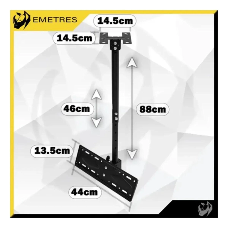 SOPORTE DE TECHO AJUSTABLE PARA TV DE 32 A 75 PULGADAS - 4