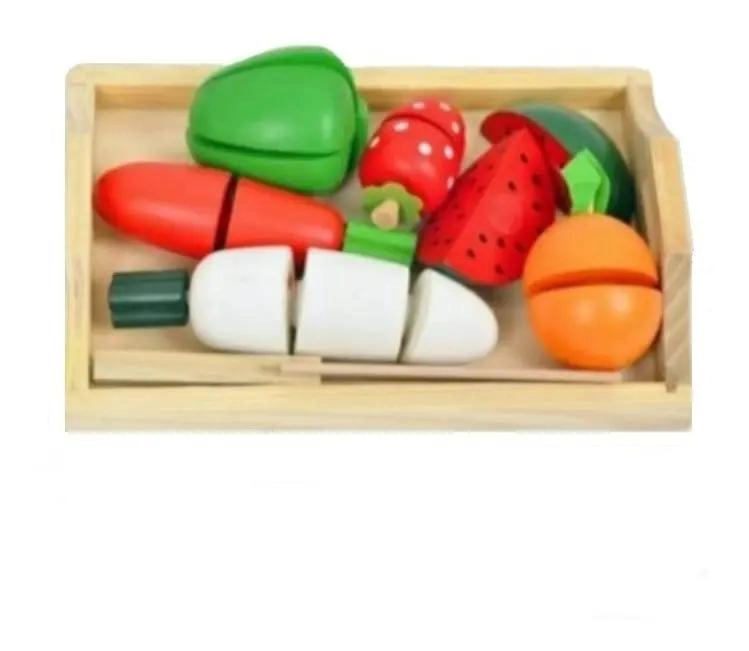 JUEGO DIDACTICO CORTA FRUTAS DE MADERA CON VELCRO 29 PIEZ - 3