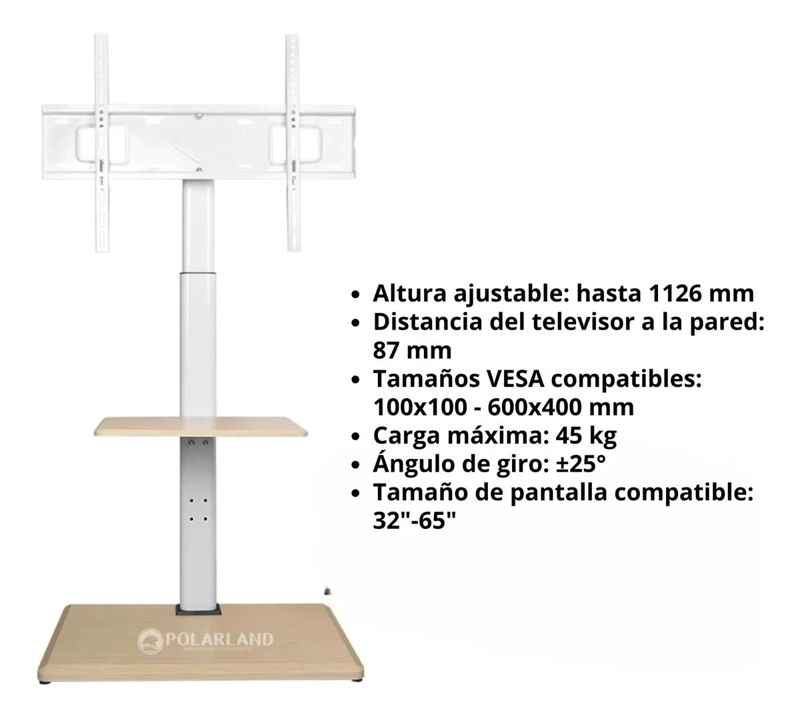 GENÉRICO SOPORTE PARA TELEVISOR HASTA 75 PULGADAS PFS601W