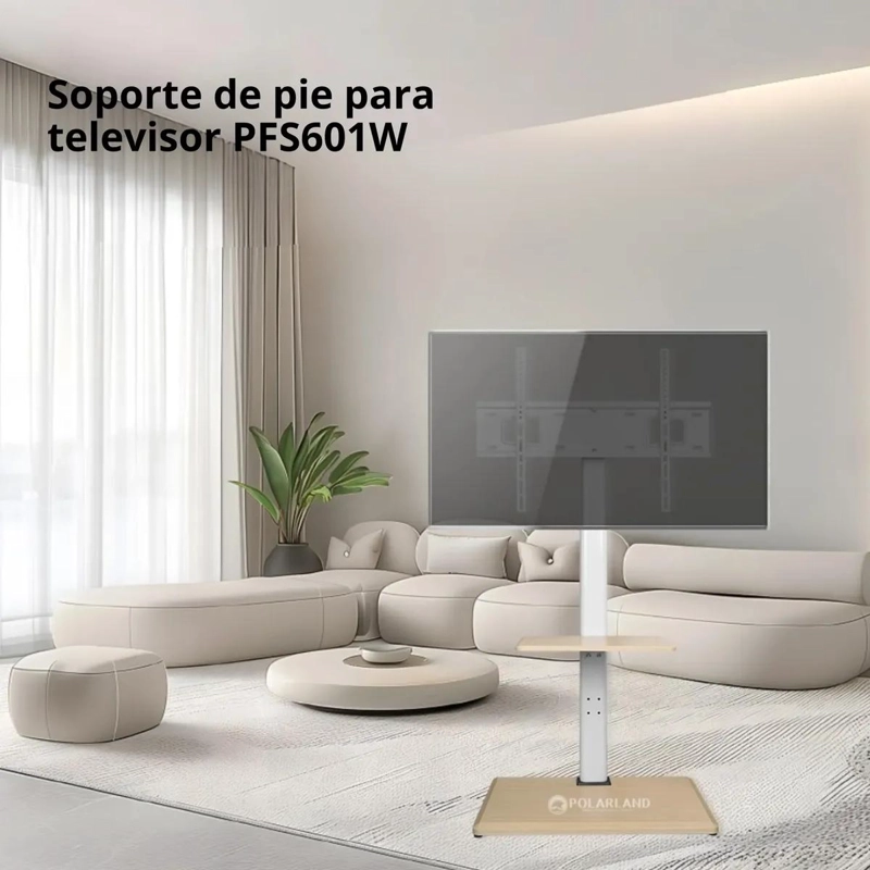 SOPORTE PARA TELEVISOR HASTA 75 PULGADAS PFS601W - 2