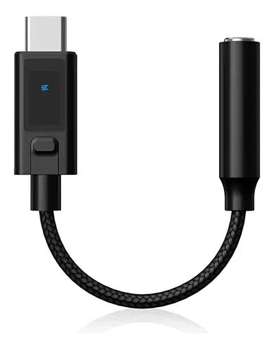 GENÉRICO ADAPTADOR DAC TIPO C A AUDIFONOS 3.5MM CON EQ TUNING