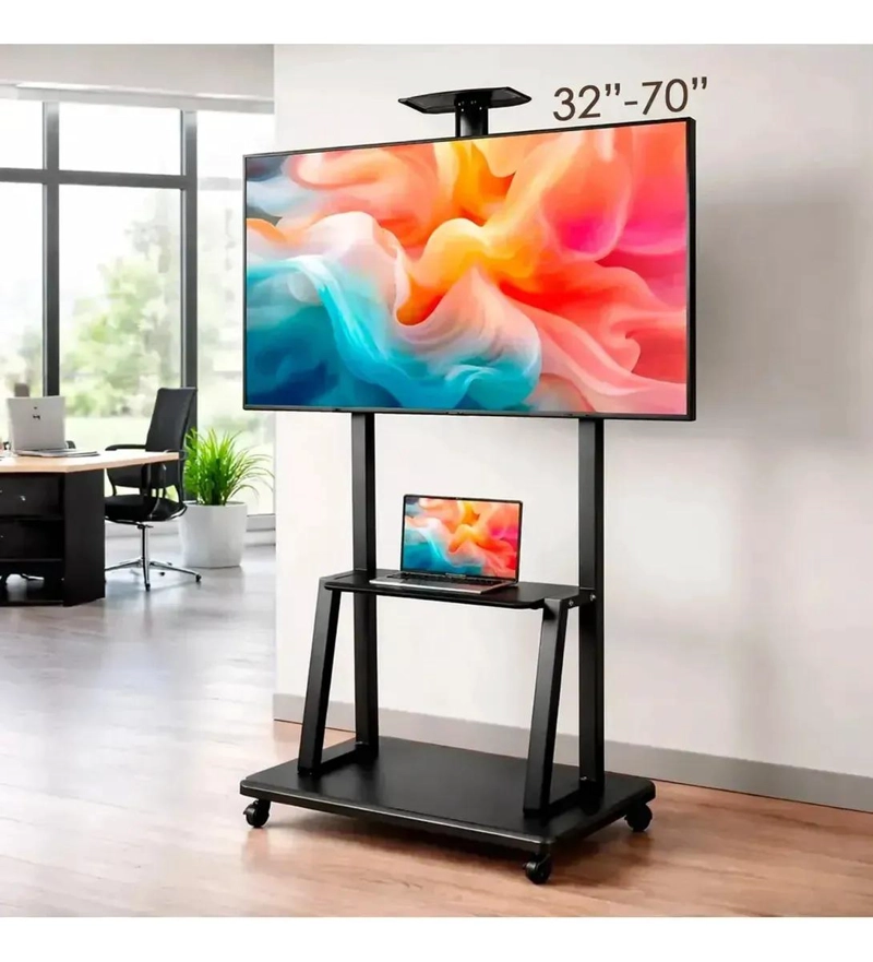 SOPORTE BASE CON RUEDAS PARA TV 32 A 70 PULGADAS - 1