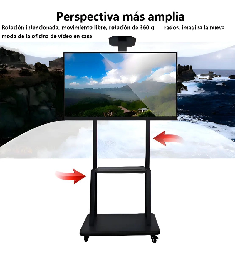 SOPORTE MOVIL PARA TV DE 32 A 70 PULGADAS CON RUEDAS - 1
