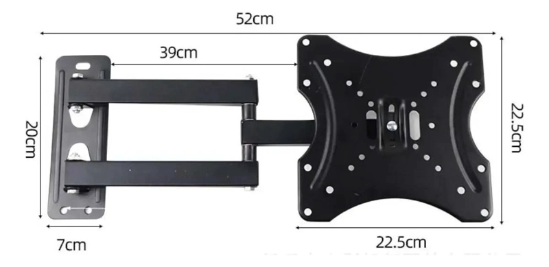 SOPORTE DE PARED ARTICULADO PARA TV 32 A 65 PULGADAS - 2