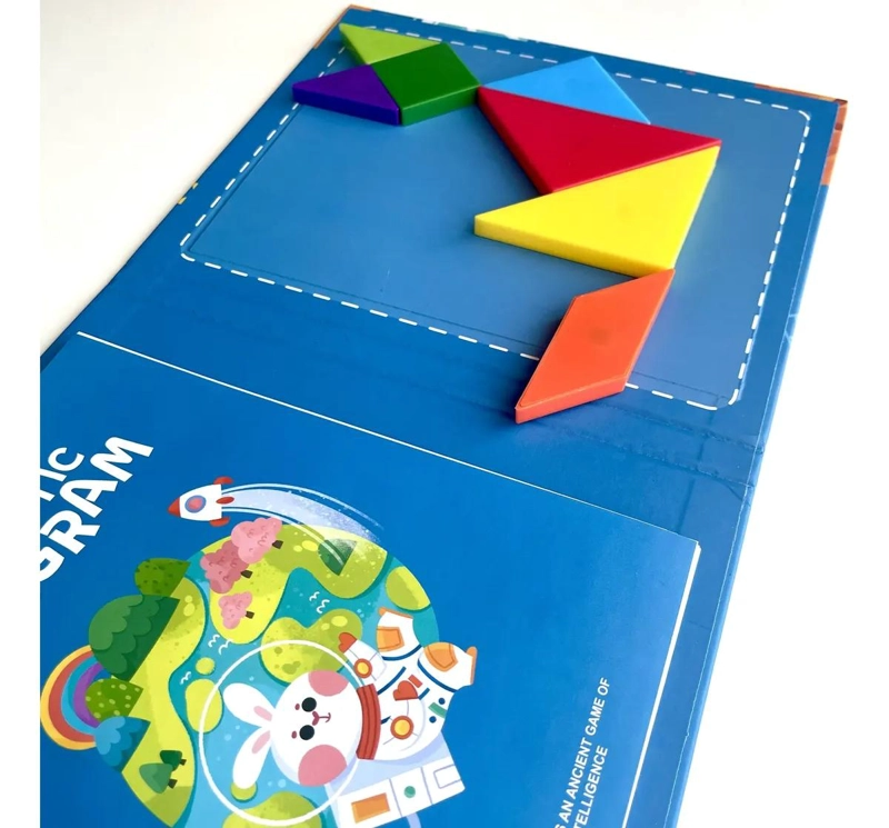 JUEGO DIDACTICO TANGRAM MAGNE TICO MONTESSORI - 3