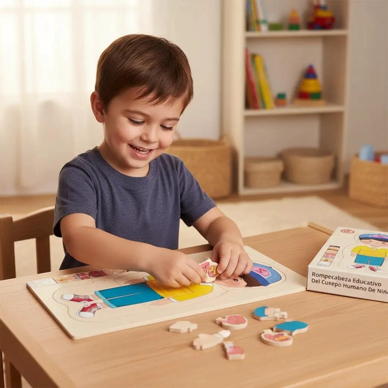 ROMPECABEZAS EDUCATIVO DEL CUERPO HUMANO PARA NIÑOS - 4