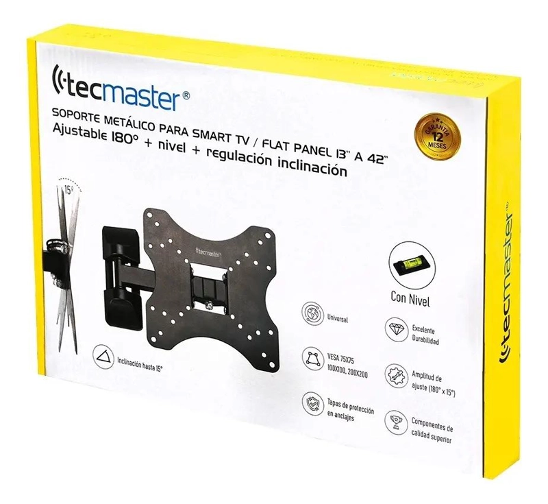 SOPORTE ARTICULADO UNIVERSAL PARA TV 13 A 42 PULGADAS - 2