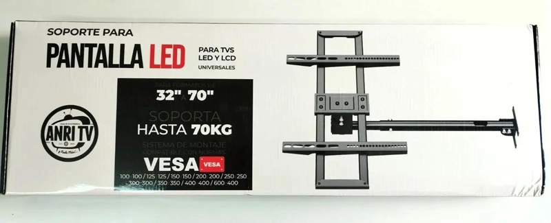 SOPORTE DE TECHO MOVIL PARA TV LCD 32 A 70 PULGADAS - 2