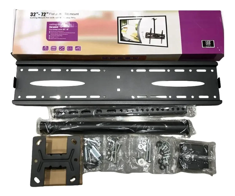 GENÉRICO SOPORTE DE TECHO INCLINABLE PARA TV 32-72 PULGADAS