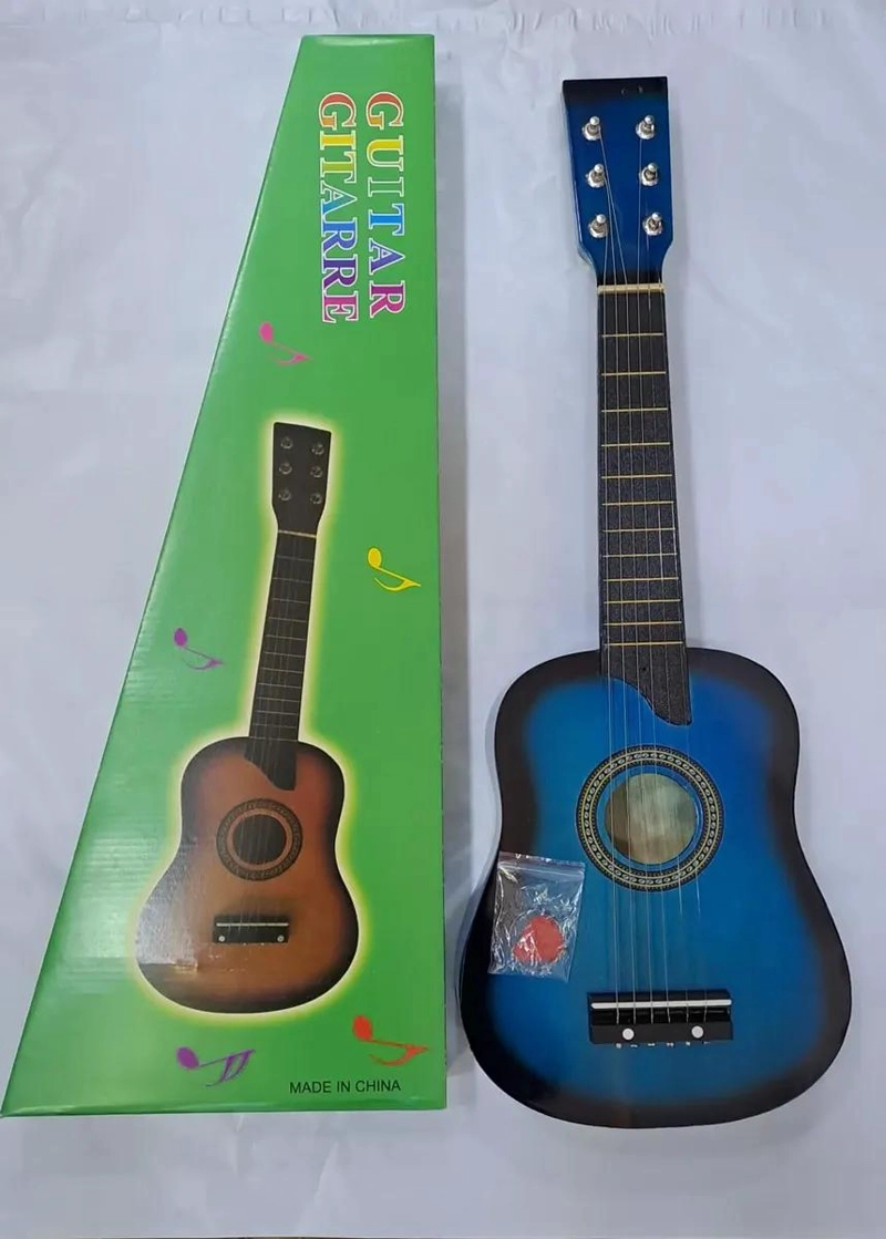 GUITARRA ACUSTICA DE JUGUETE PARA NIÑOS 6 CUERDAS - 1