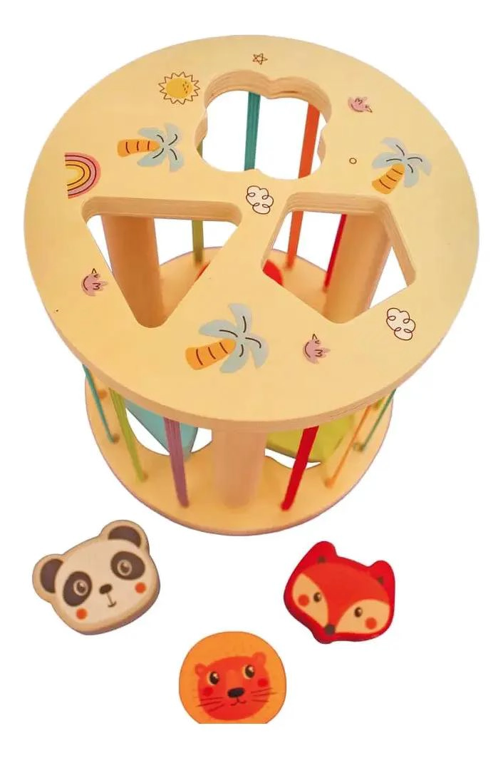 CLASIFICADOR DE FORMAS DE MADERA MONTESSORI - 2