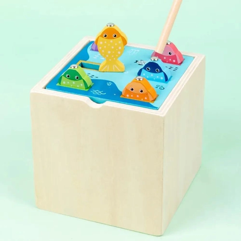 JUGUETE DIDACTICO MONTESSORI 5 EN 1 DE MADERA - 3