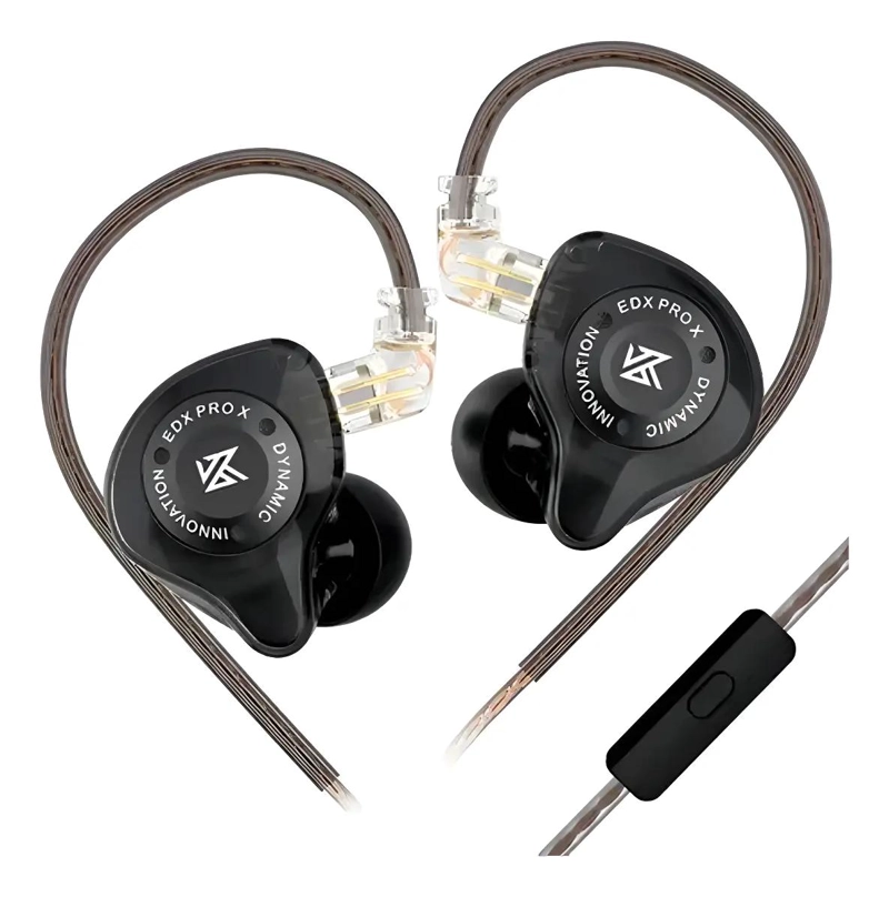 AUDIFONOS IN EAR CON MICROFONO NEGRO - 1