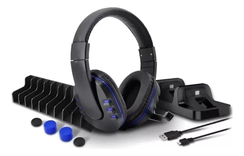 AUDIFONOS GAMER 5 EN 1 COMPATIBLES CON PS4 - 2